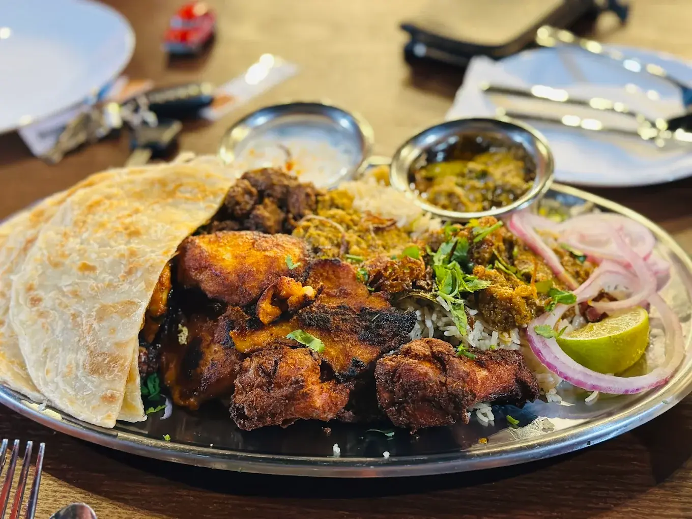 Non Veg Platter - South Indian Gampa Platter in Calgary, AB